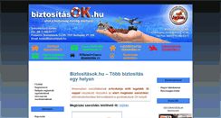 Desktop Screenshot of biztositasok.hu